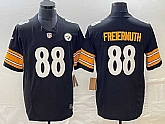 Men's Pittsburgh Steelers #88 Pat Freiermuth Black 2023 FUSE Vapor Limited Stitched Jersey